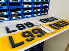 Load image into Gallery viewer, 4D GLOSS BLACK CARBON PLATES